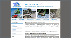 Desktop Screenshot of beton-terko-mixerbeton.com